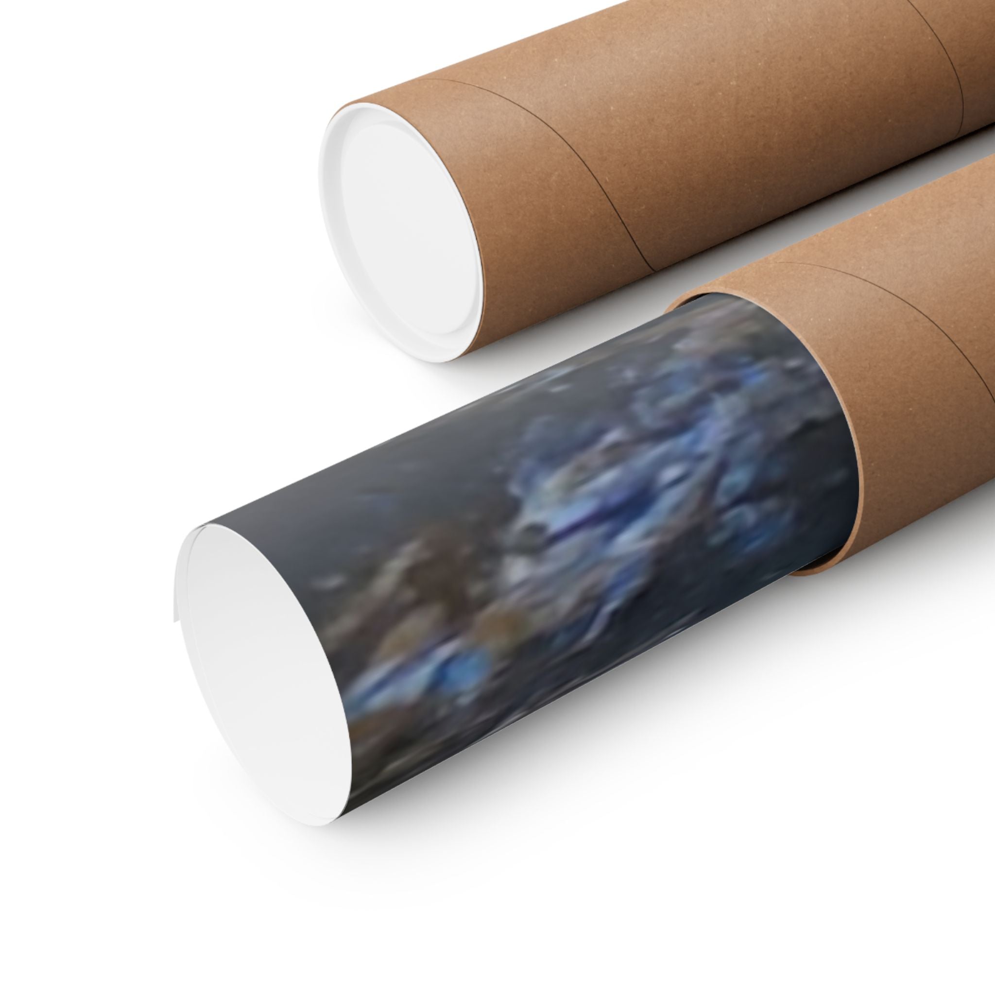 River Stream Nature Poster — Matte Vertical Wall Art for Home & Cabin Décor