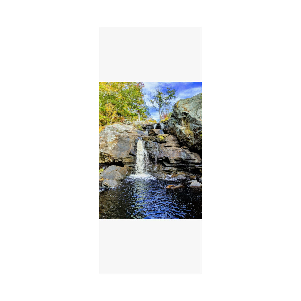 Waterfall Nature Poster — Vertical Matte Landscape Print