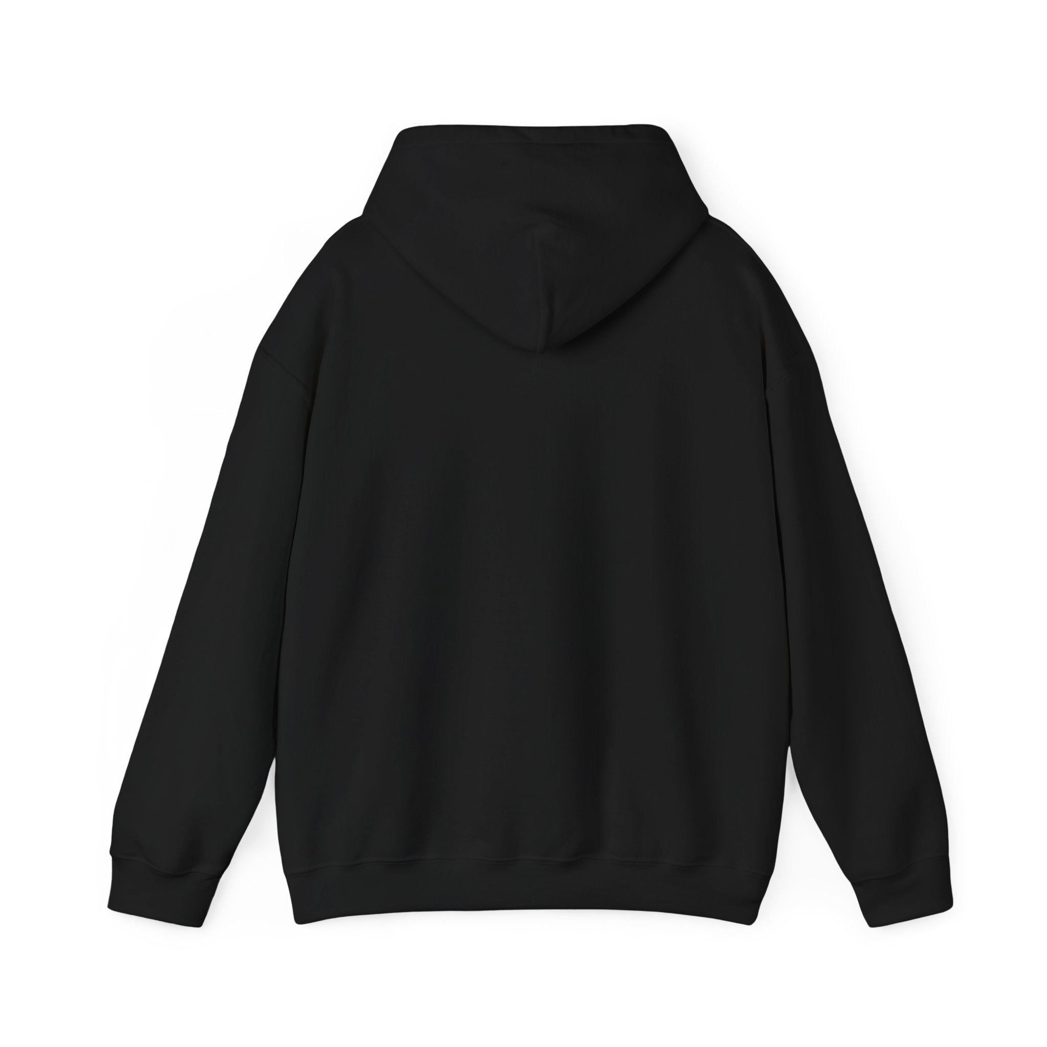 Floral Rectangle Print Hoodie — Orange Rose & Marigold Graphic Sweatshirt