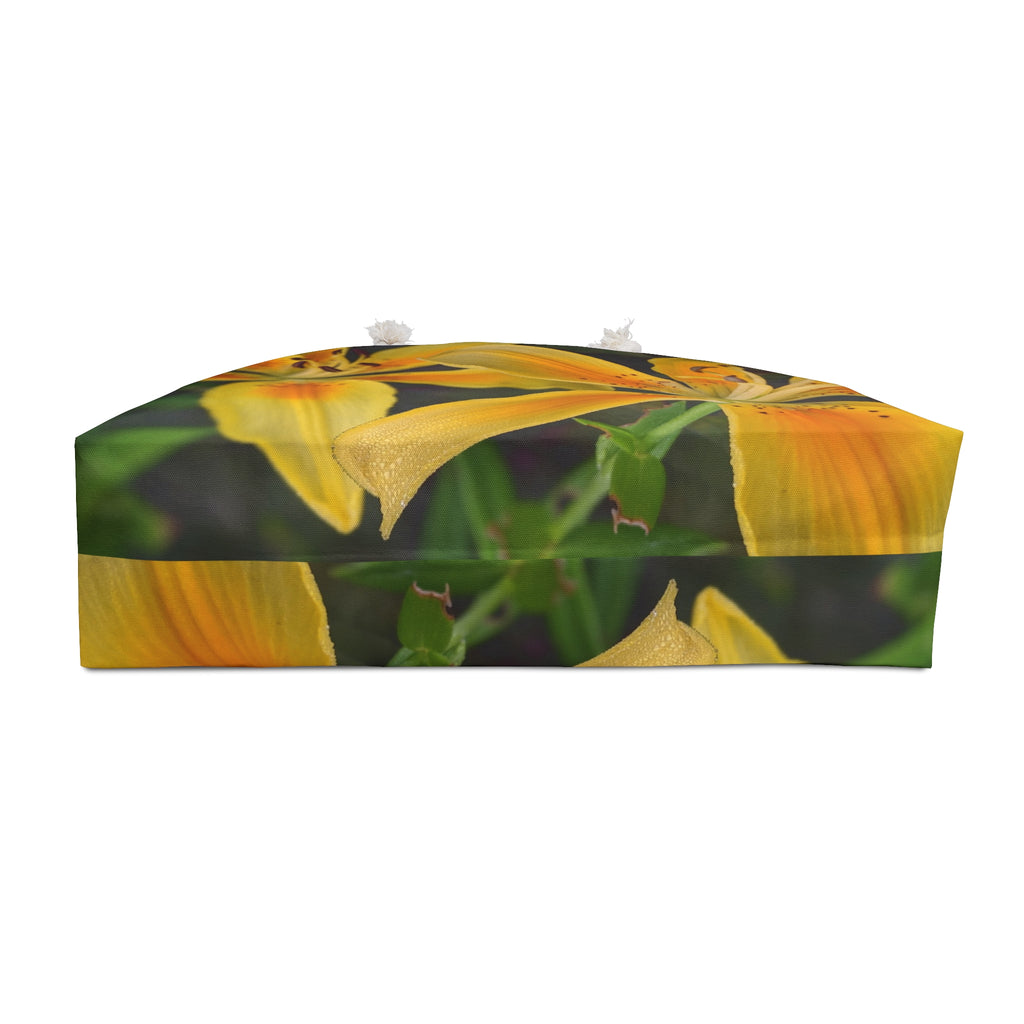 Yellow Lily Weekender Bag – Floral Travel Tote