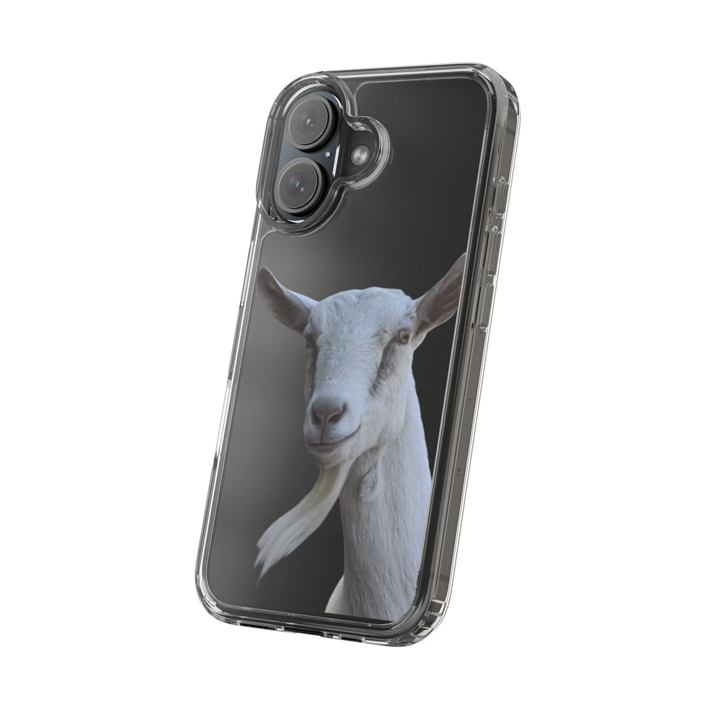 Goat Portrait Clear Phone Case