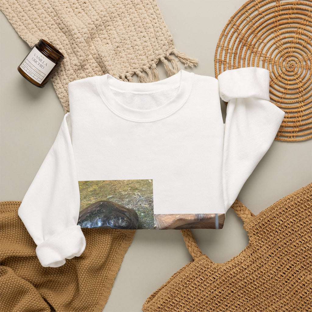 Turtle Photo Crewneck Sweatshirt – Cute Turtle Face Collage Pullover