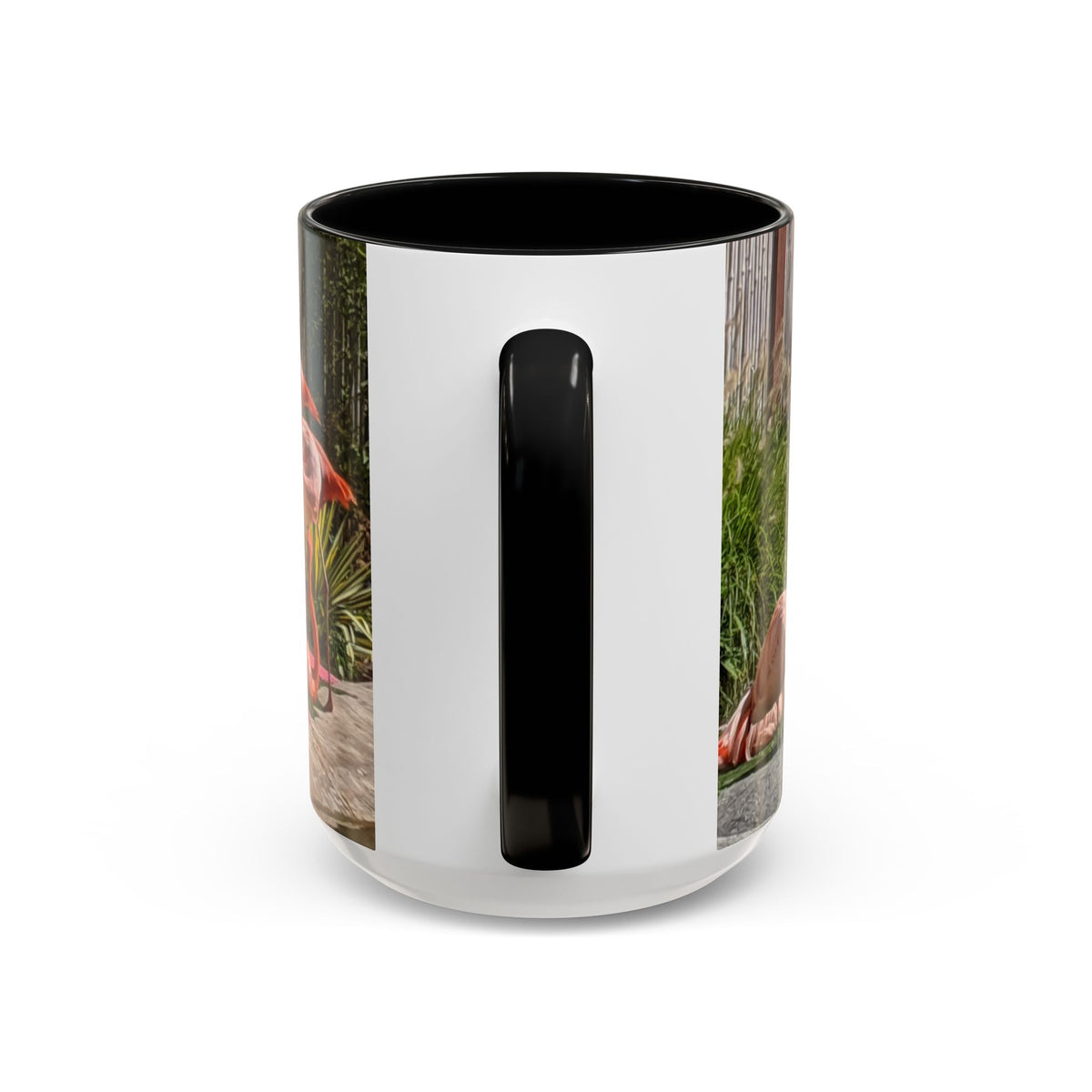 Flamingo Coffee Mug — Pink Tropical Bird Photo Print, Ceramic Tea Cup, Nature Gift, 11oz or 15oz