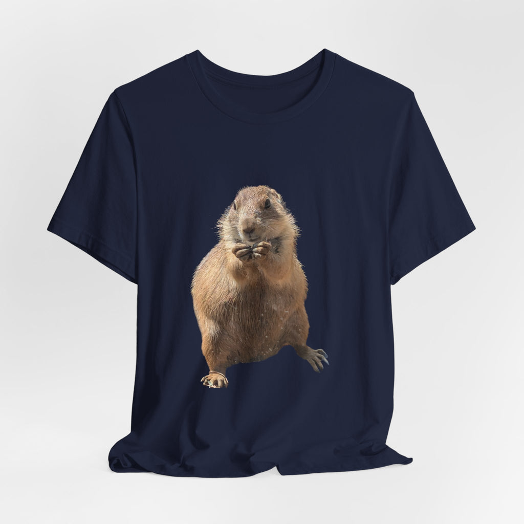 Prairie Dog Photo Tee — Cute Groundhog Animal Graphic T-Shirt