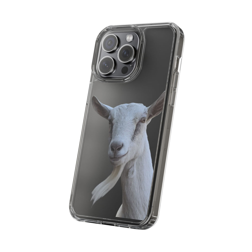 Goat Portrait Clear Phone Case
