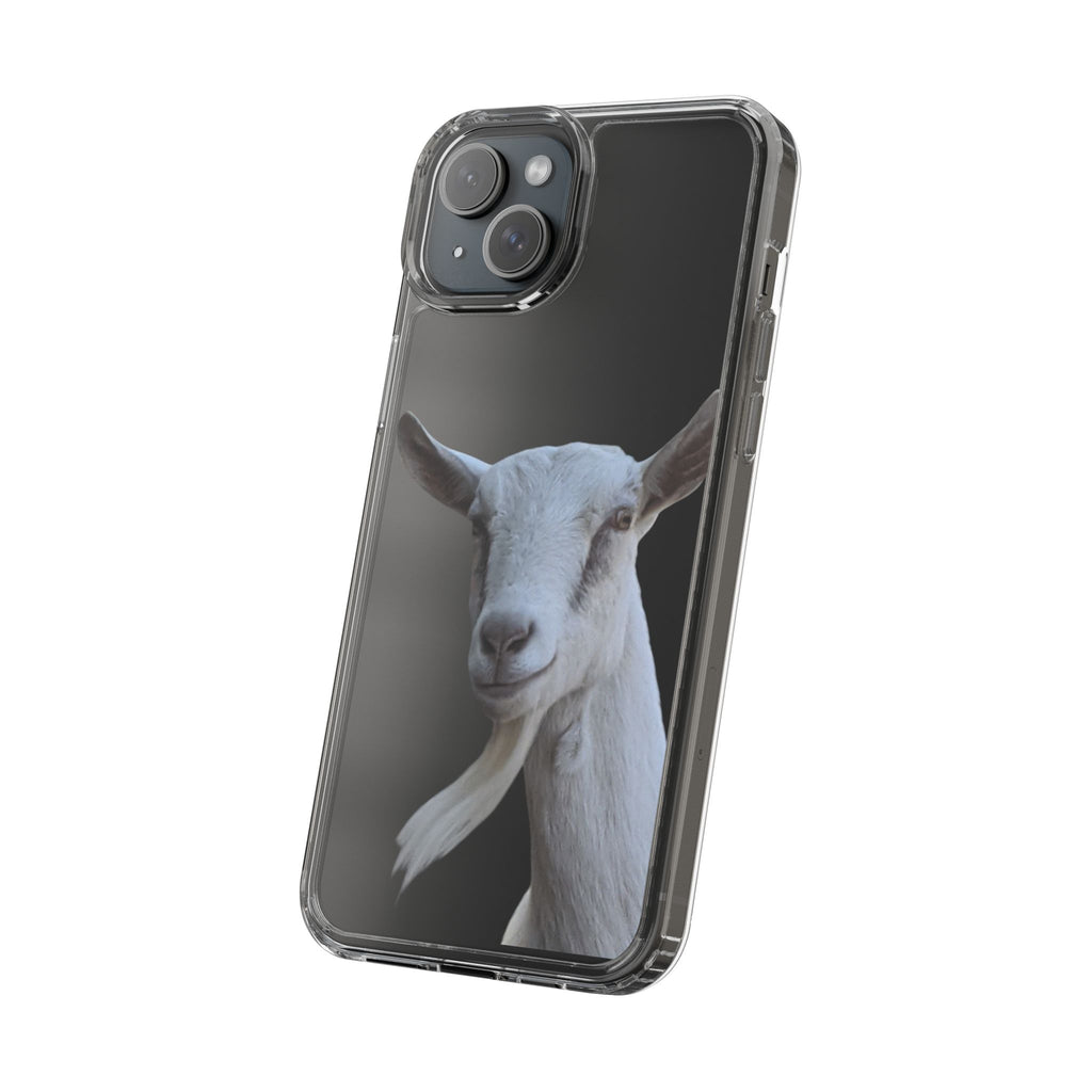 Goat Portrait Clear Phone Case