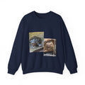 Turtle Photo Crewneck Sweatshirt – Cute Turtle Face Collage Pullover