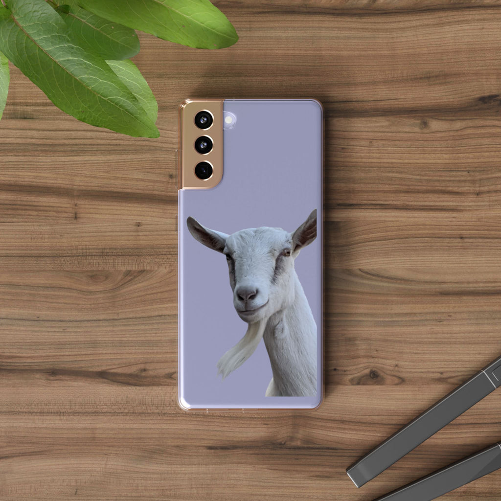 Goat Portrait Clear Phone Case