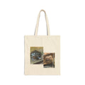 Canvas Tote Bag - Cute Turtle & Tortoise Photo Collage Reusable Grocery Bag