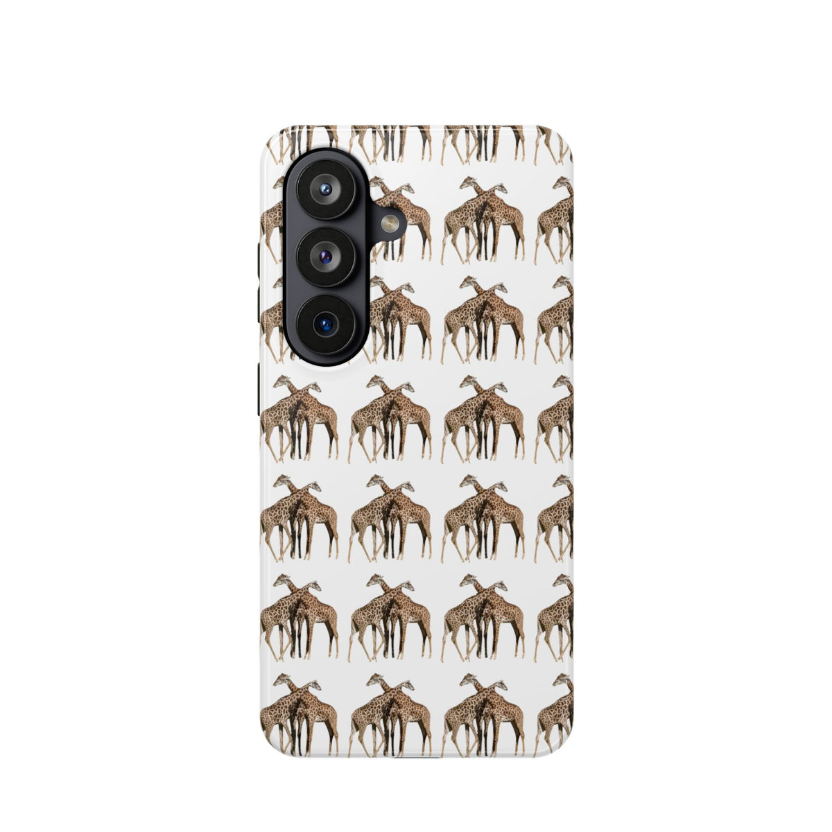 Giraffe Nature Photo Magnetic iPhone & Samsung Case — MagSafe Compatible, Dual-Layer Impact-Resistant Cover, Wildlife Gift