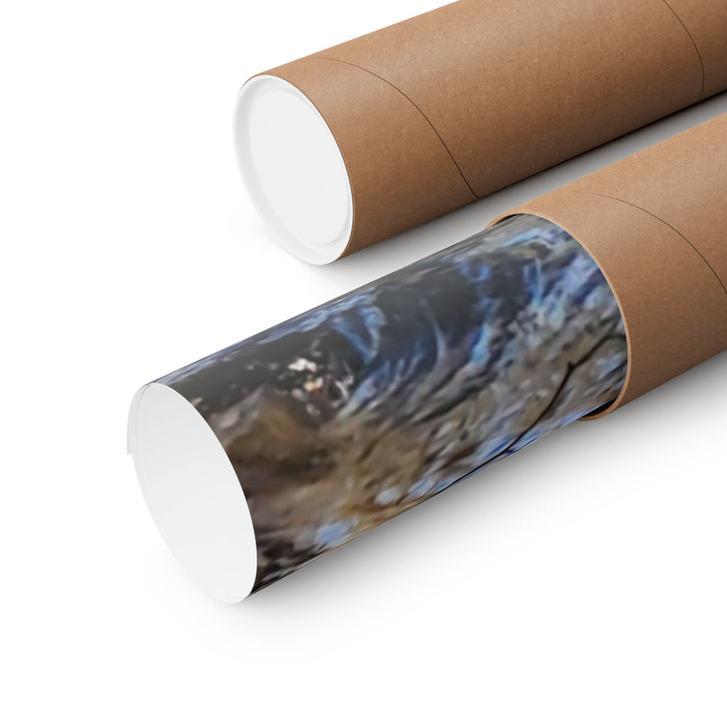 River Stream Nature Poster — Matte Vertical Wall Art for Home & Cabin Décor