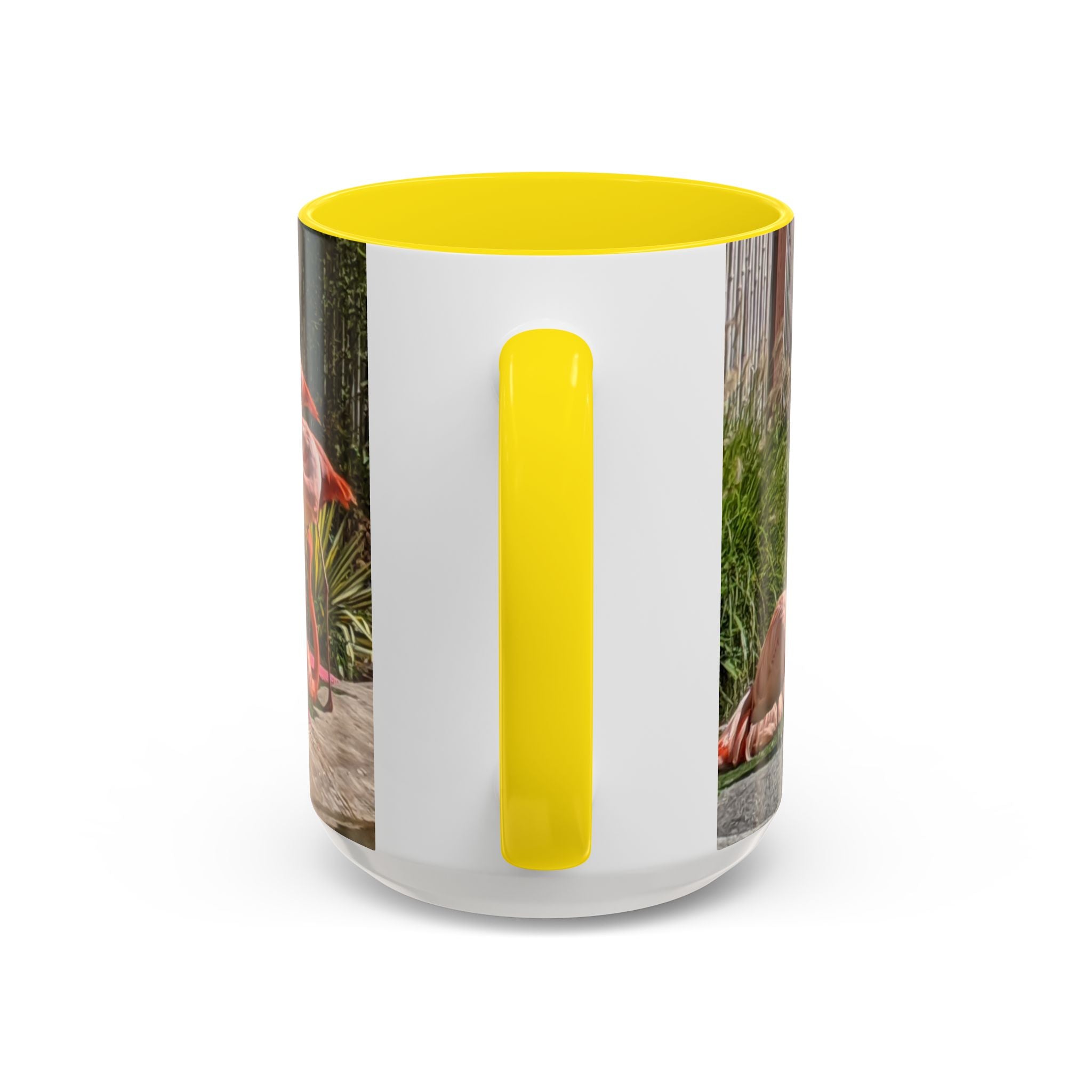 Flamingo Coffee Mug — Pink Tropical Bird Photo Print, Ceramic Tea Cup, Nature Gift, 11oz or 15oz