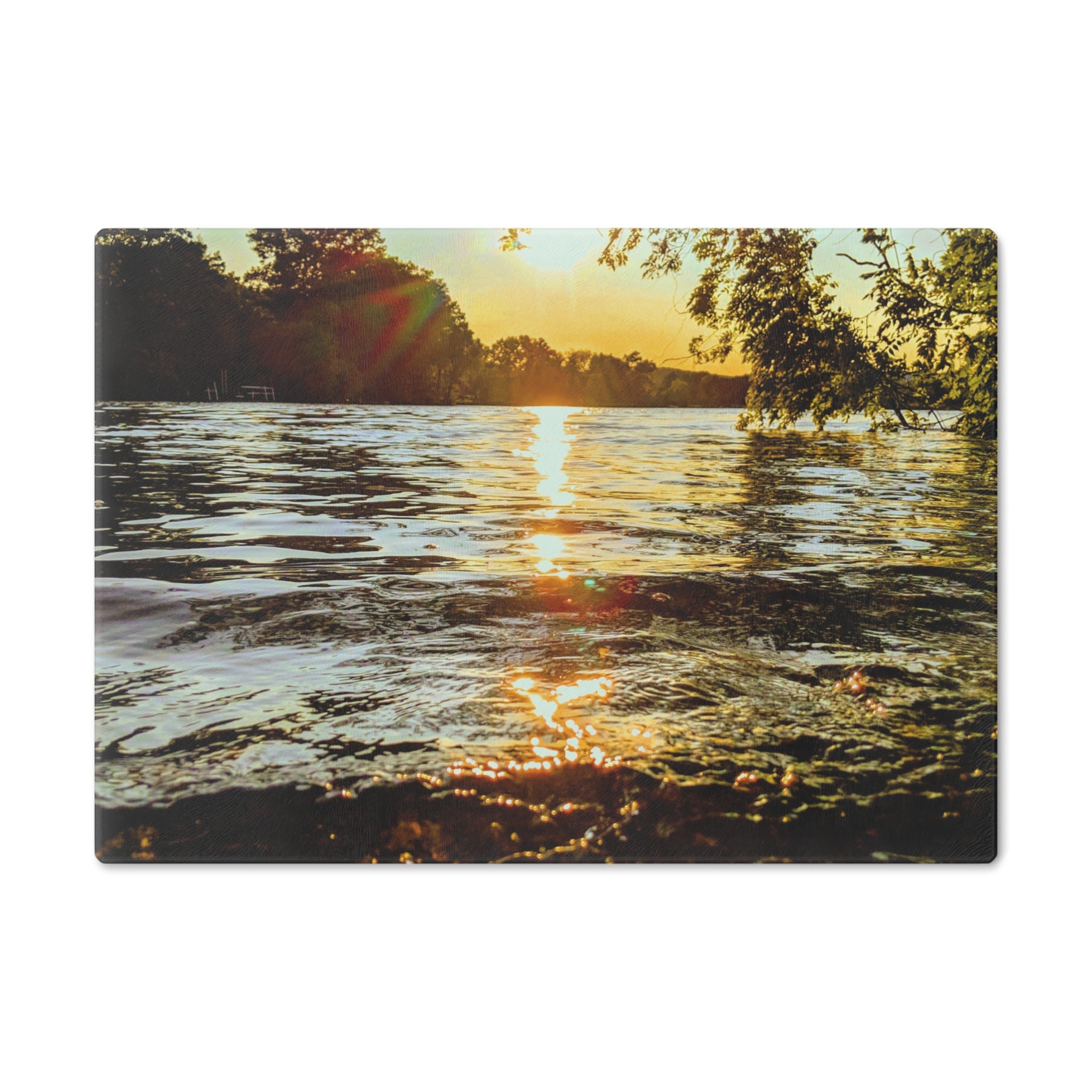Forest Arch Cutting Board — Rustic Nature Photo Kitchen Board