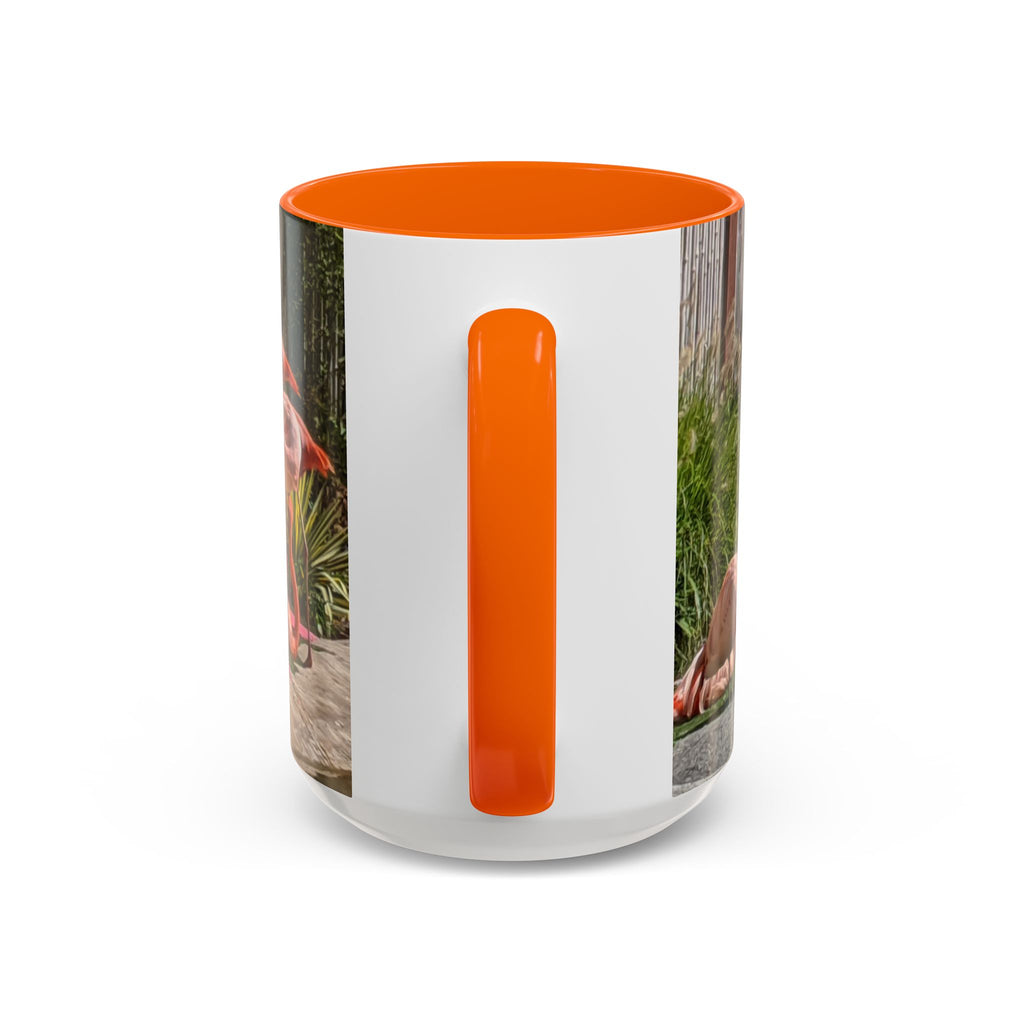 Flamingo Coffee Mug — Pink Tropical Bird Photo Print, Ceramic Tea Cup, Nature Gift, 11oz or 15oz