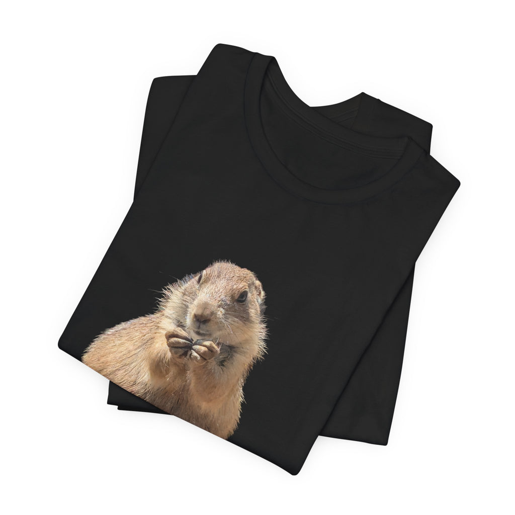Prairie Dog Photo Tee — Cute Groundhog Animal Graphic T-Shirt