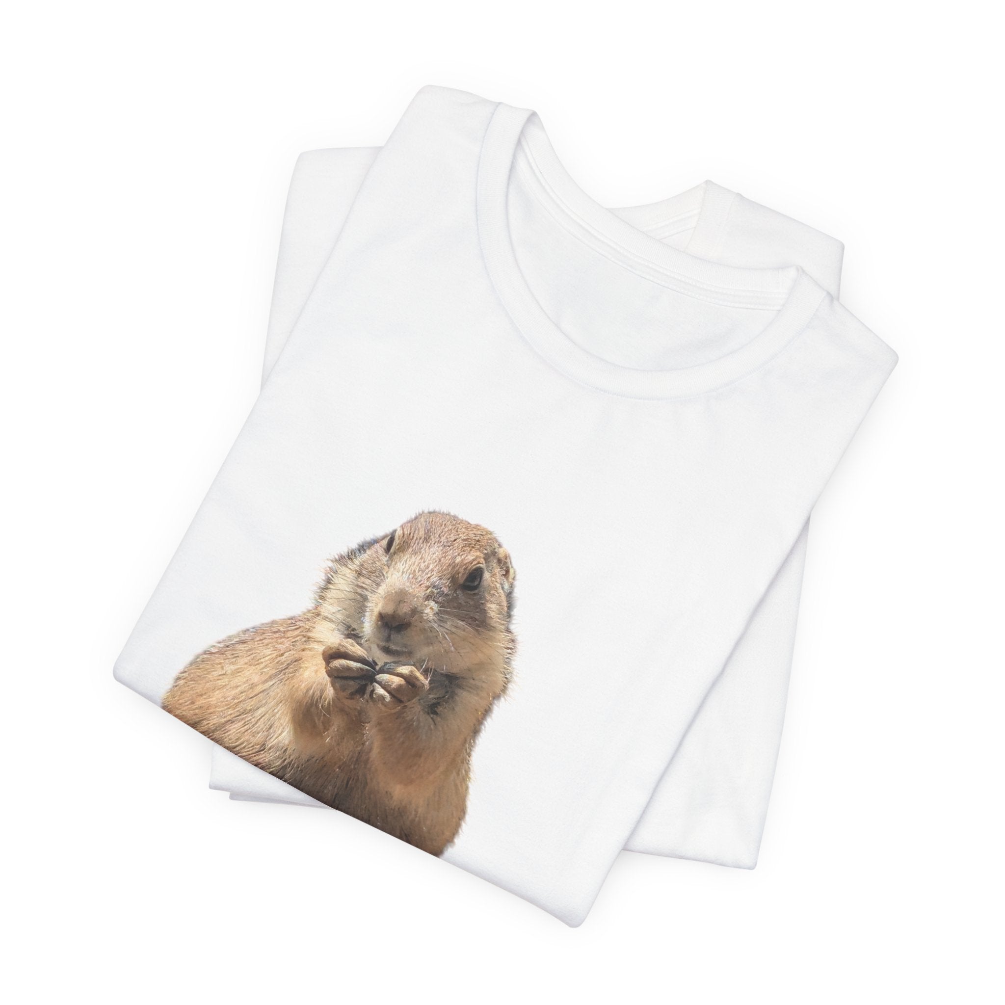 Prairie Dog Photo Tee — Cute Groundhog Animal Graphic T-Shirt
