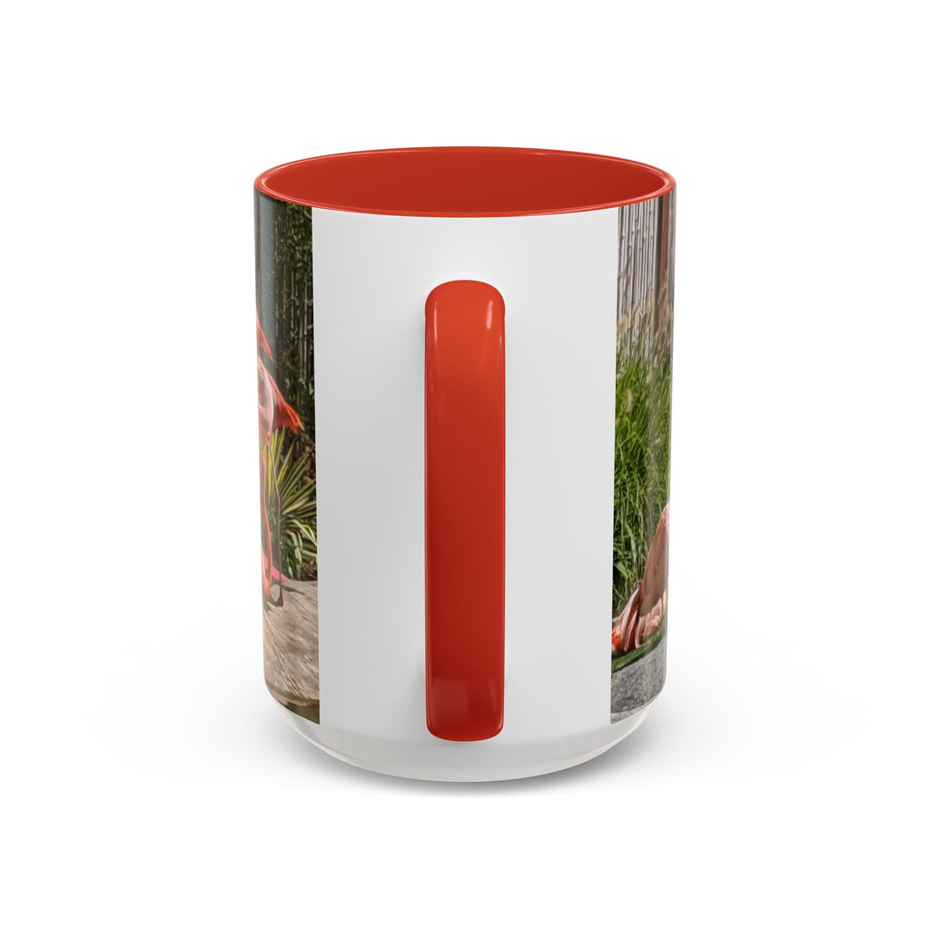 Flamingo Coffee Mug — Pink Tropical Bird Photo Print, Ceramic Tea Cup, Nature Gift, 11oz or 15oz