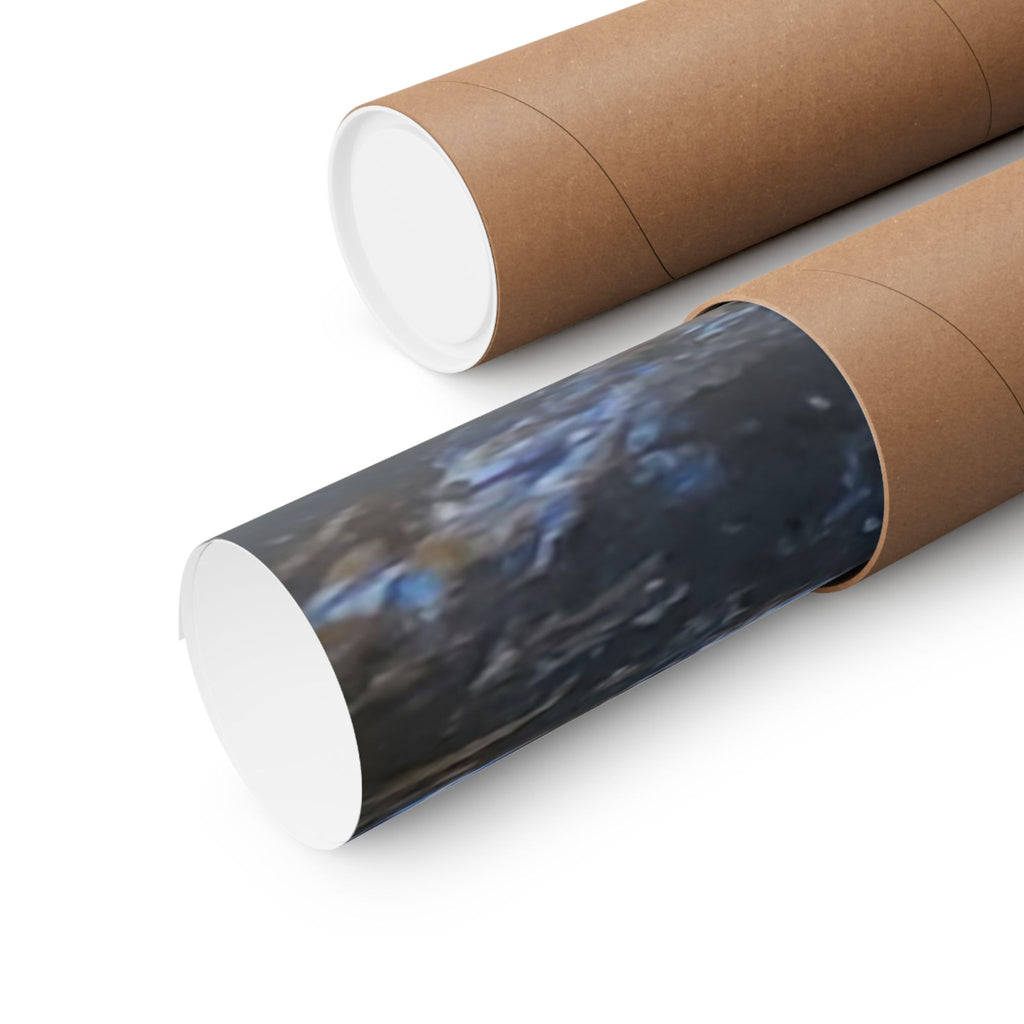 River Stream Nature Poster — Matte Vertical Wall Art for Home & Cabin Décor