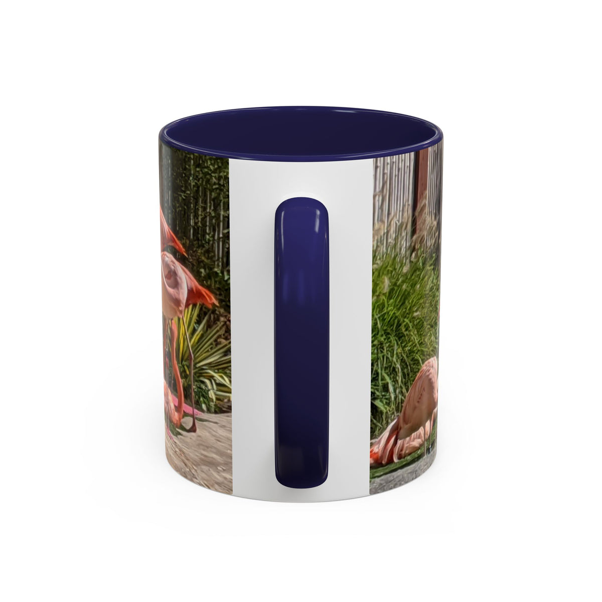 Flamingo Coffee Mug — Pink Tropical Bird Photo Print, Ceramic Tea Cup, Nature Gift, 11oz or 15oz