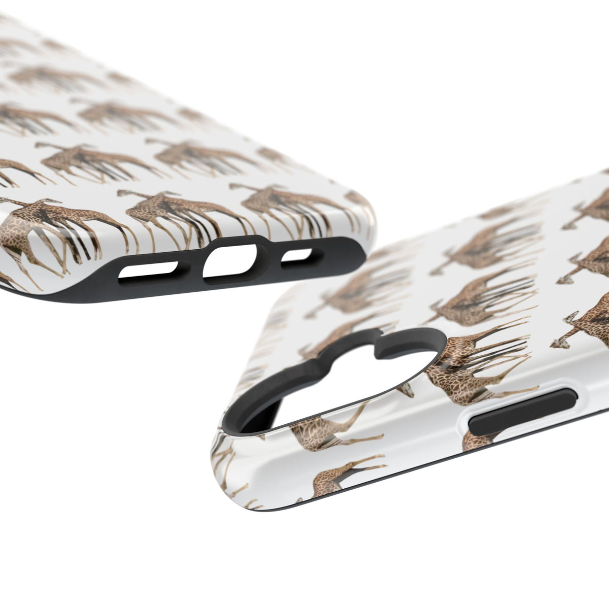 Giraffe Nature Photo Magnetic iPhone & Samsung Case — MagSafe Compatible, Dual-Layer Impact-Resistant Cover, Wildlife Gift