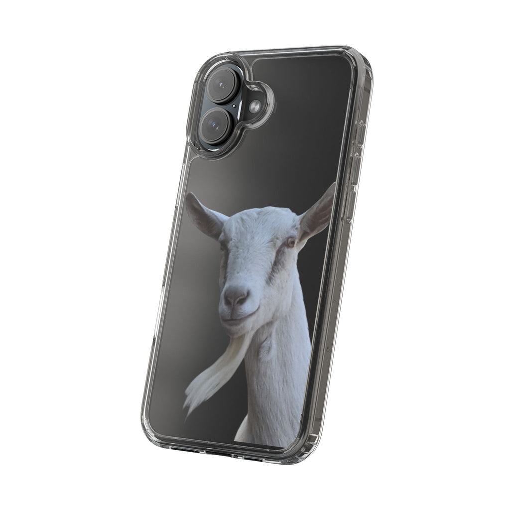 Goat Portrait Clear Phone Case