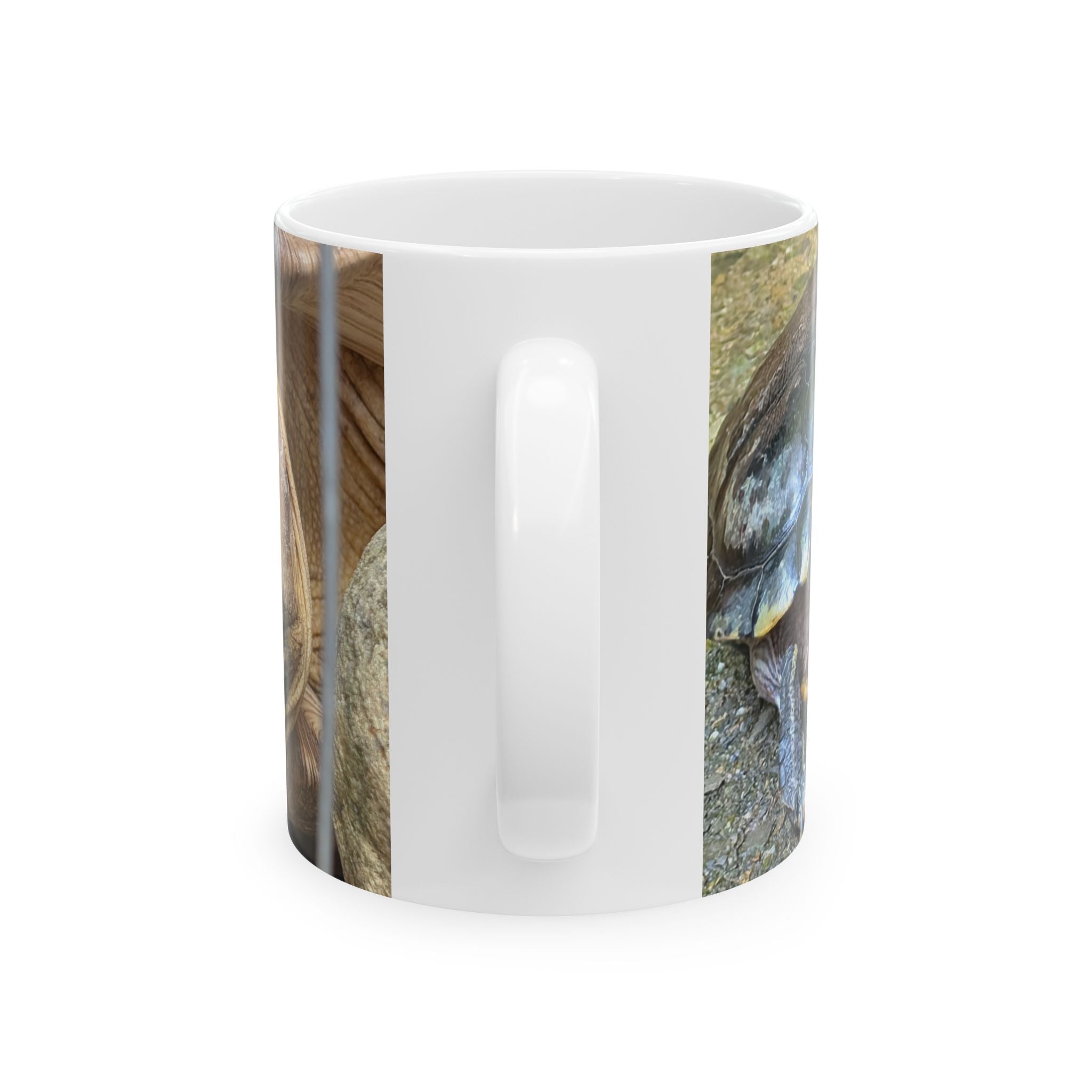 Turtle Photo Mug — Cute Turtle Ceramic Coffee Cup (11oz, 15oz)