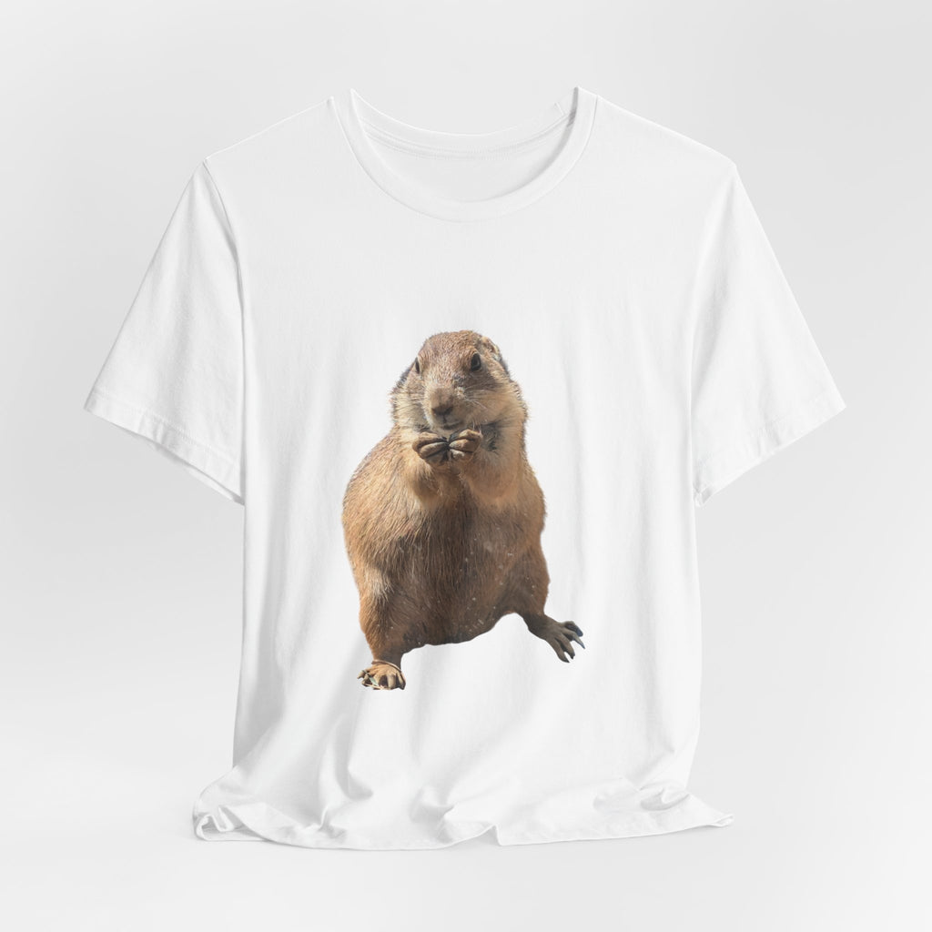Prairie Dog Photo Tee — Cute Groundhog Animal Graphic T-Shirt