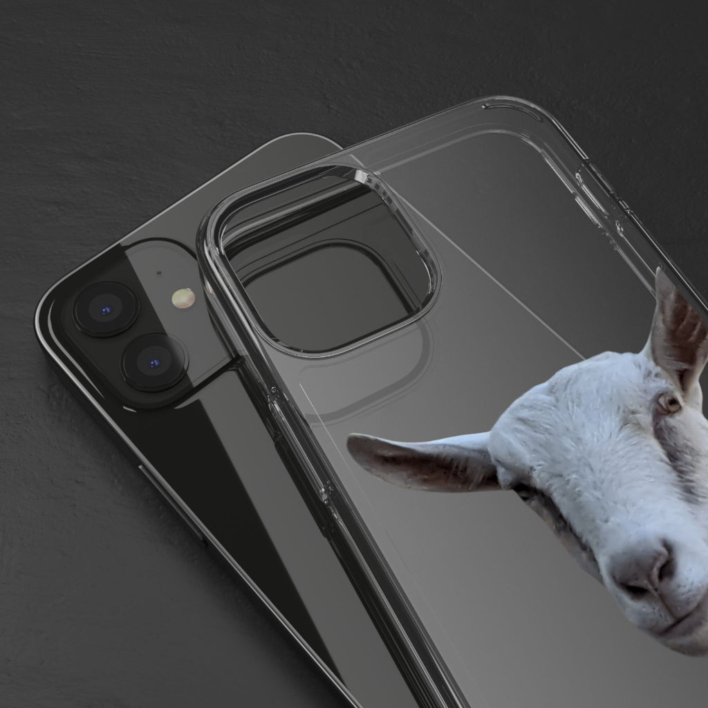 Goat Portrait Clear Phone Case