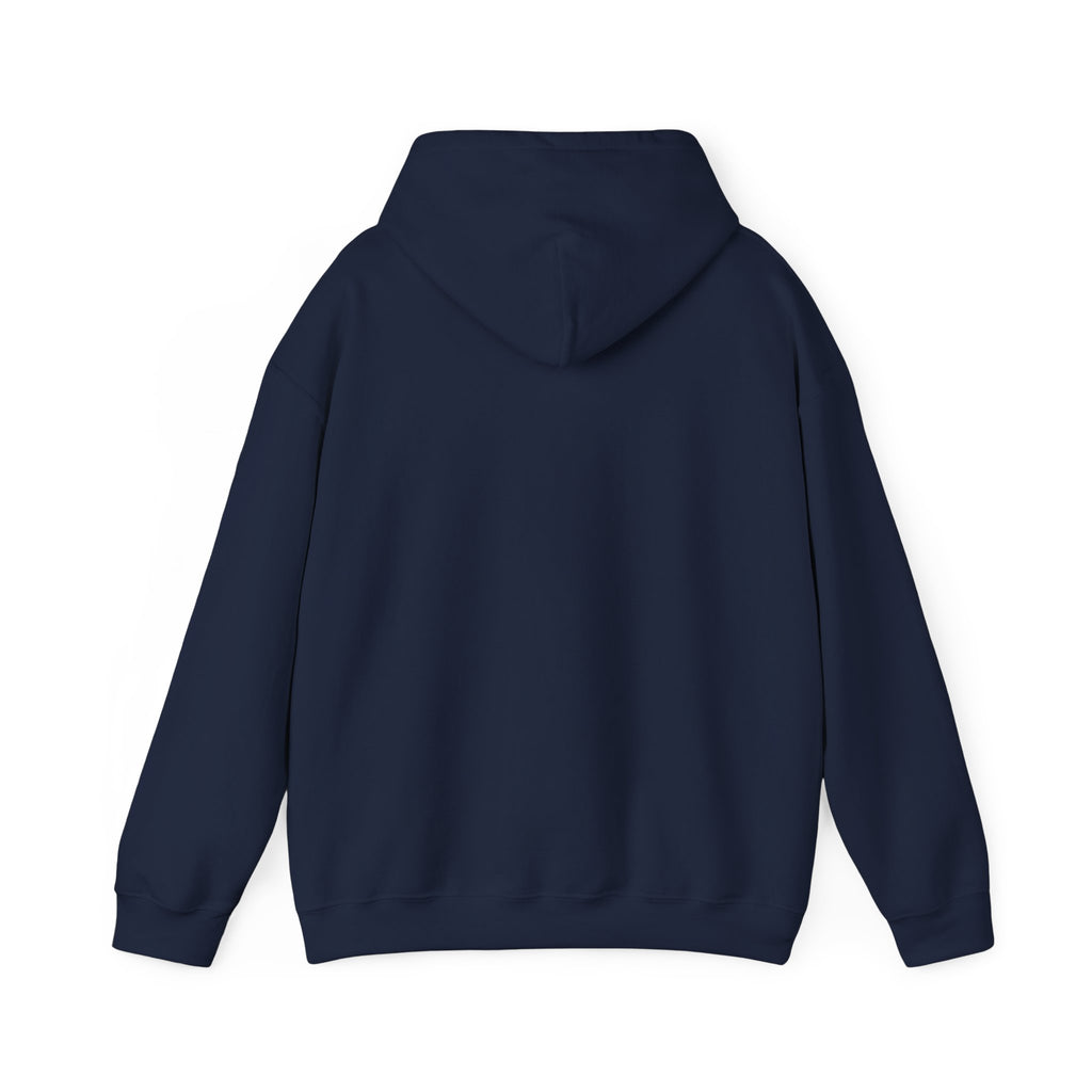 Floral Rectangle Print Hoodie — Orange Rose & Marigold Graphic Sweatshirt