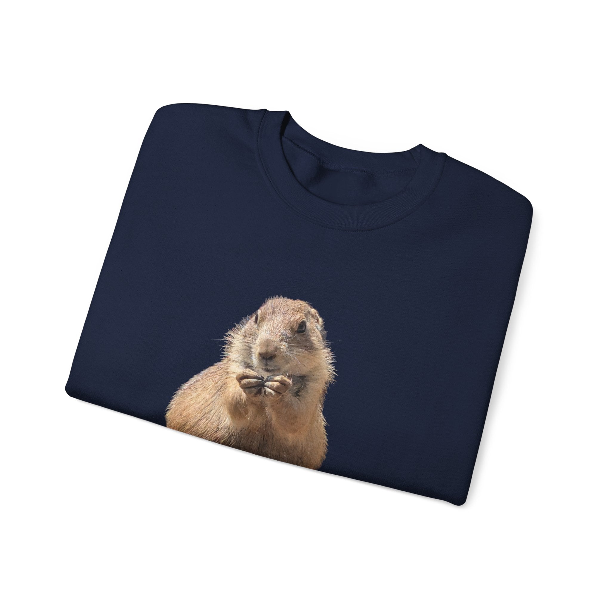 Prairie Dog Crewneck Sweatshirt — Cute Sitting Prairie Dog Graphic