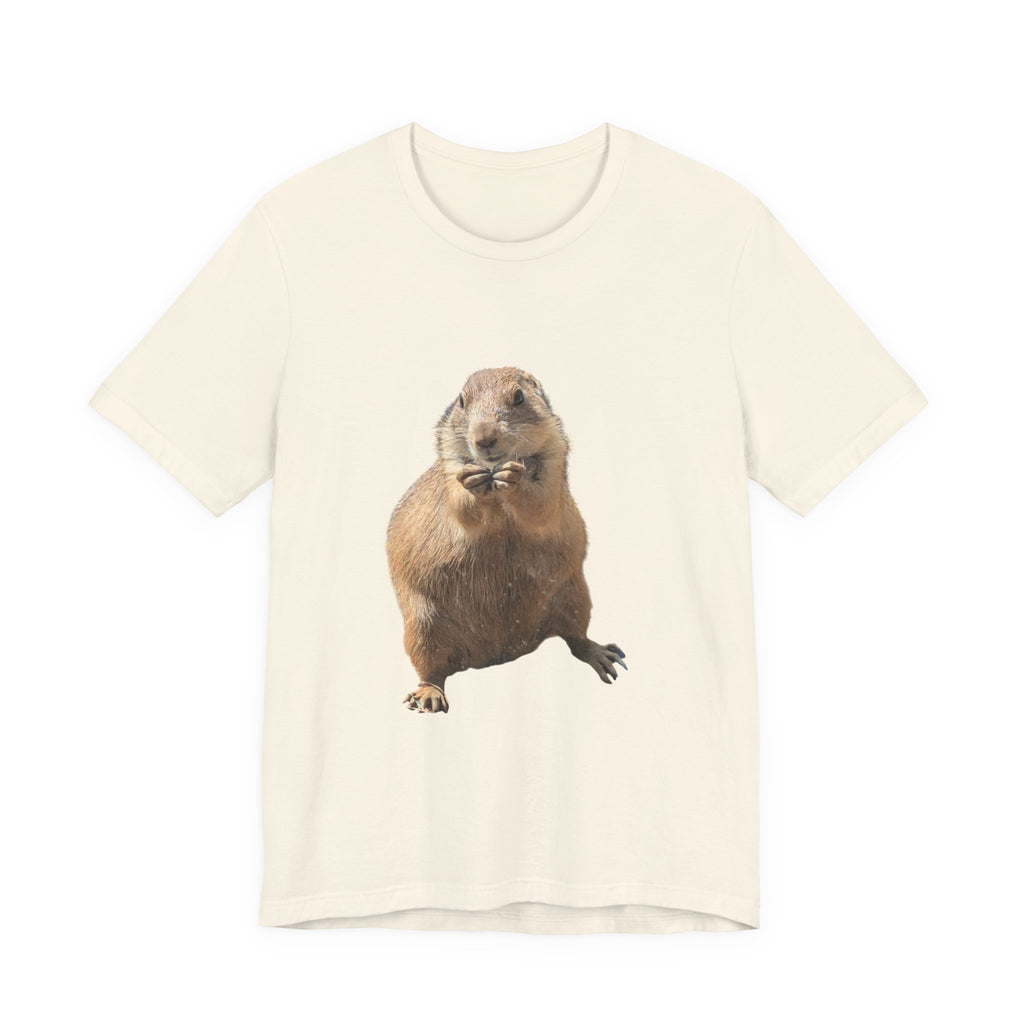 Prairie Dog Photo Tee — Cute Groundhog Animal Graphic T-Shirt