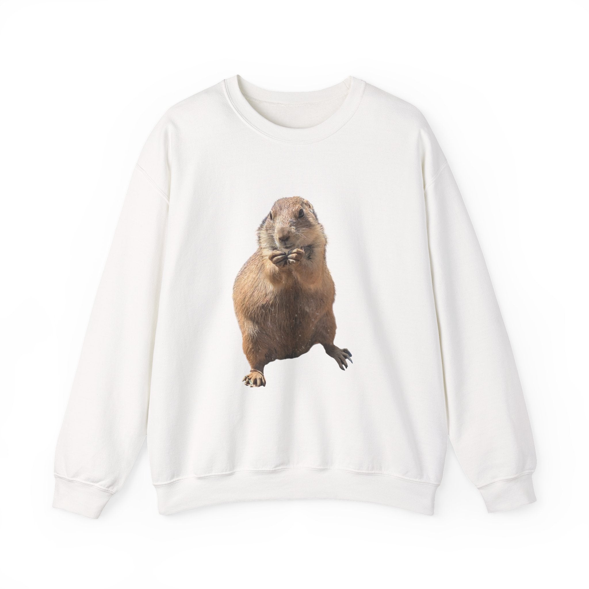 Prairie Dog Crewneck Sweatshirt — Cute Sitting Prairie Dog Graphic