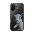 Goat Portrait Clear Phone Case
