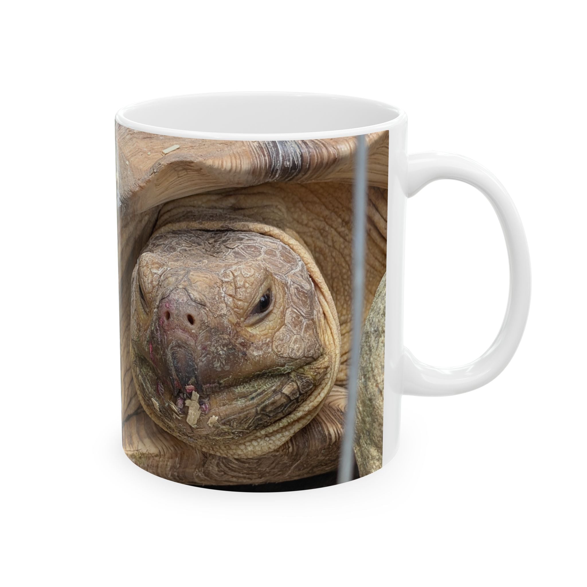Turtle Photo Mug — Cute Turtle Ceramic Coffee Cup (11oz, 15oz)