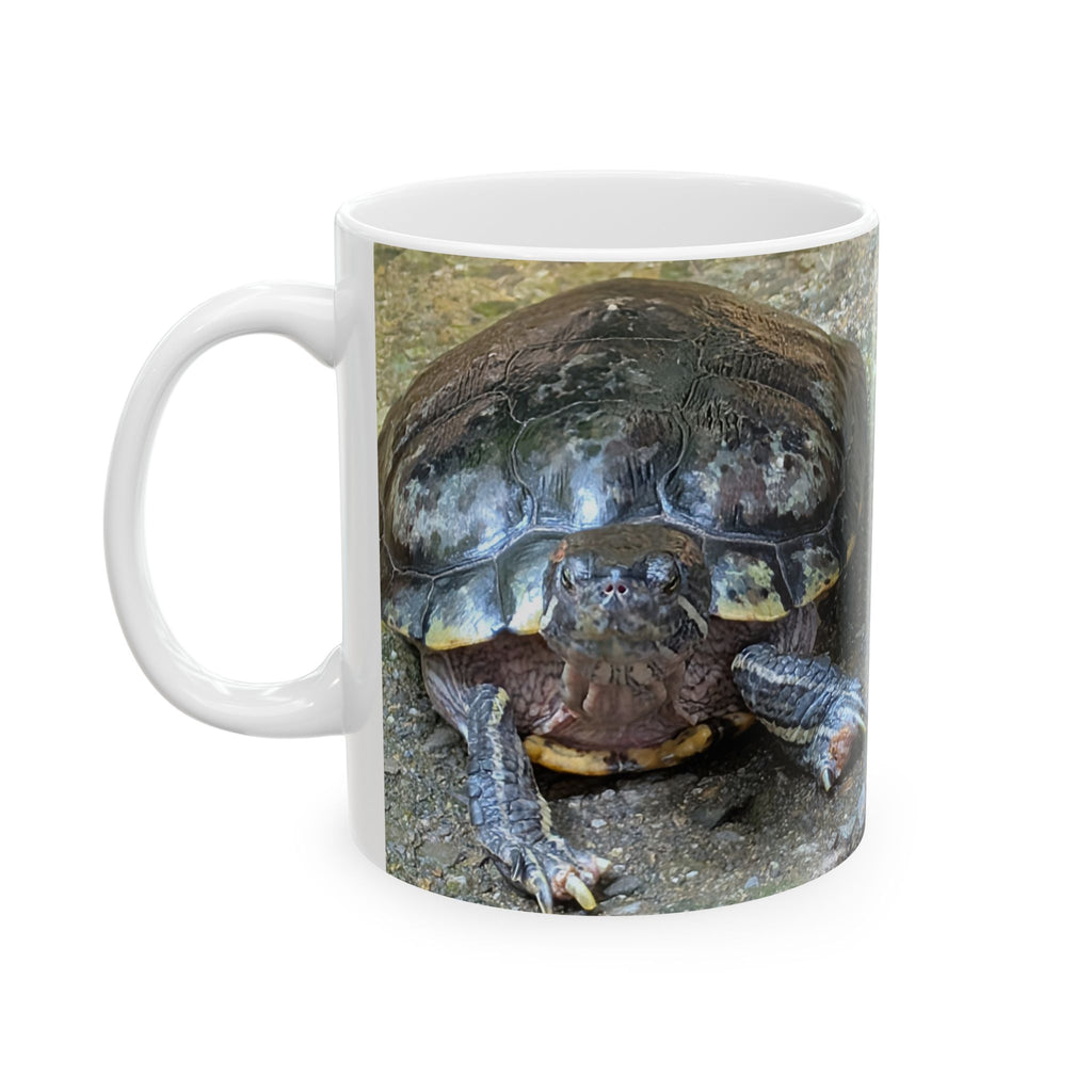 Turtle Photo Mug — Cute Turtle Ceramic Coffee Cup (11oz, 15oz)