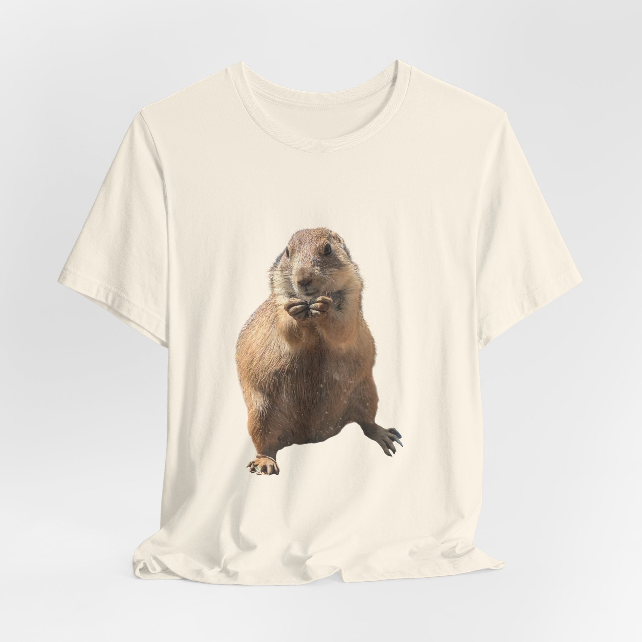 Prairie Dog Photo Tee — Cute Groundhog Animal Graphic T-Shirt