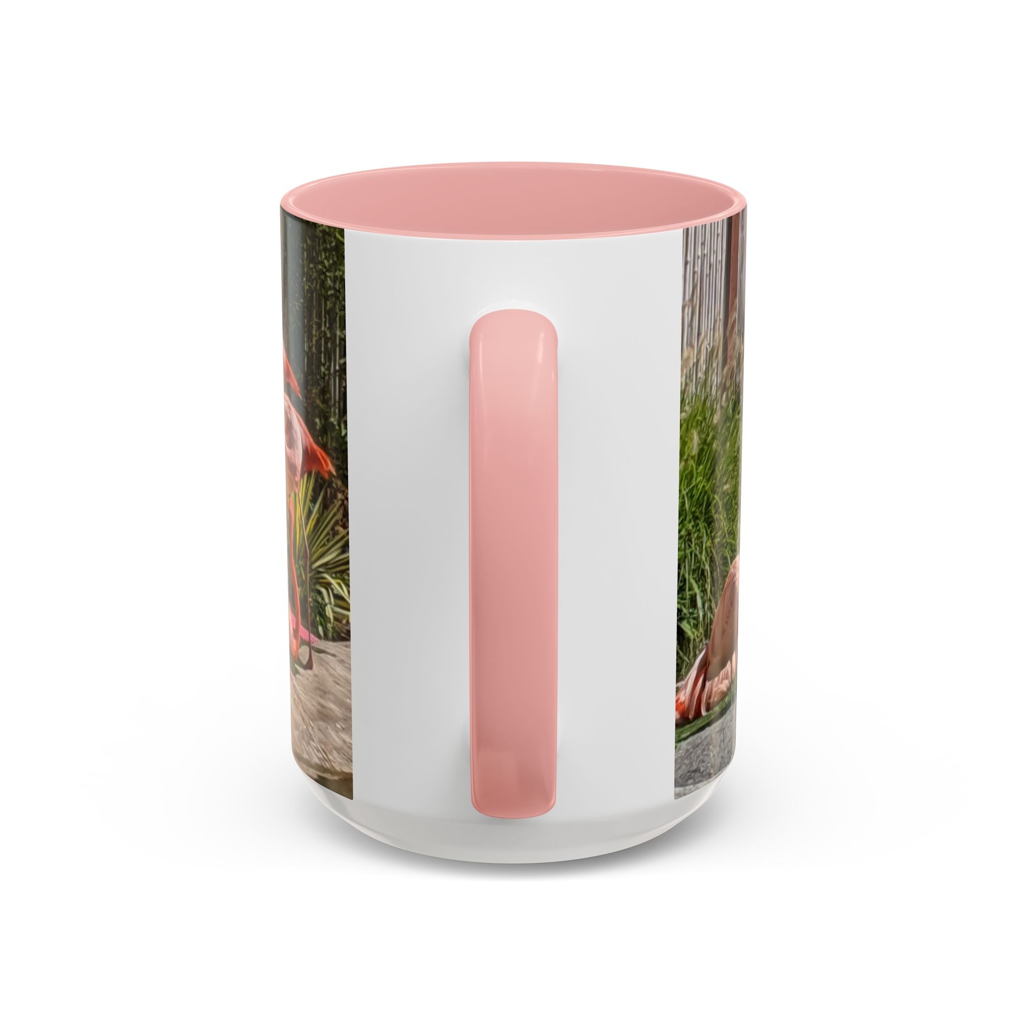 Flamingo Coffee Mug — Pink Tropical Bird Photo Print, Ceramic Tea Cup, Nature Gift, 11oz or 15oz