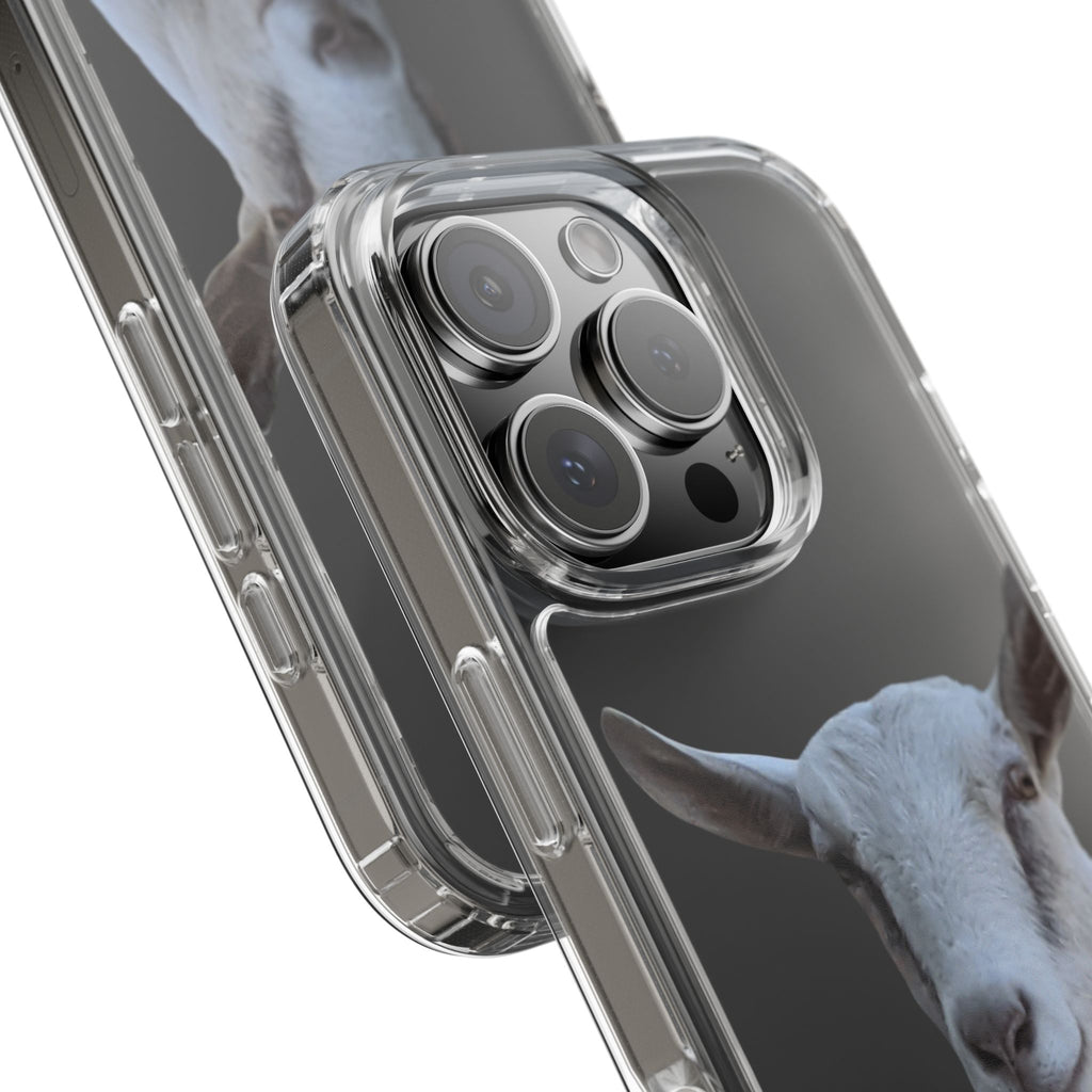 Goat Portrait Clear Phone Case