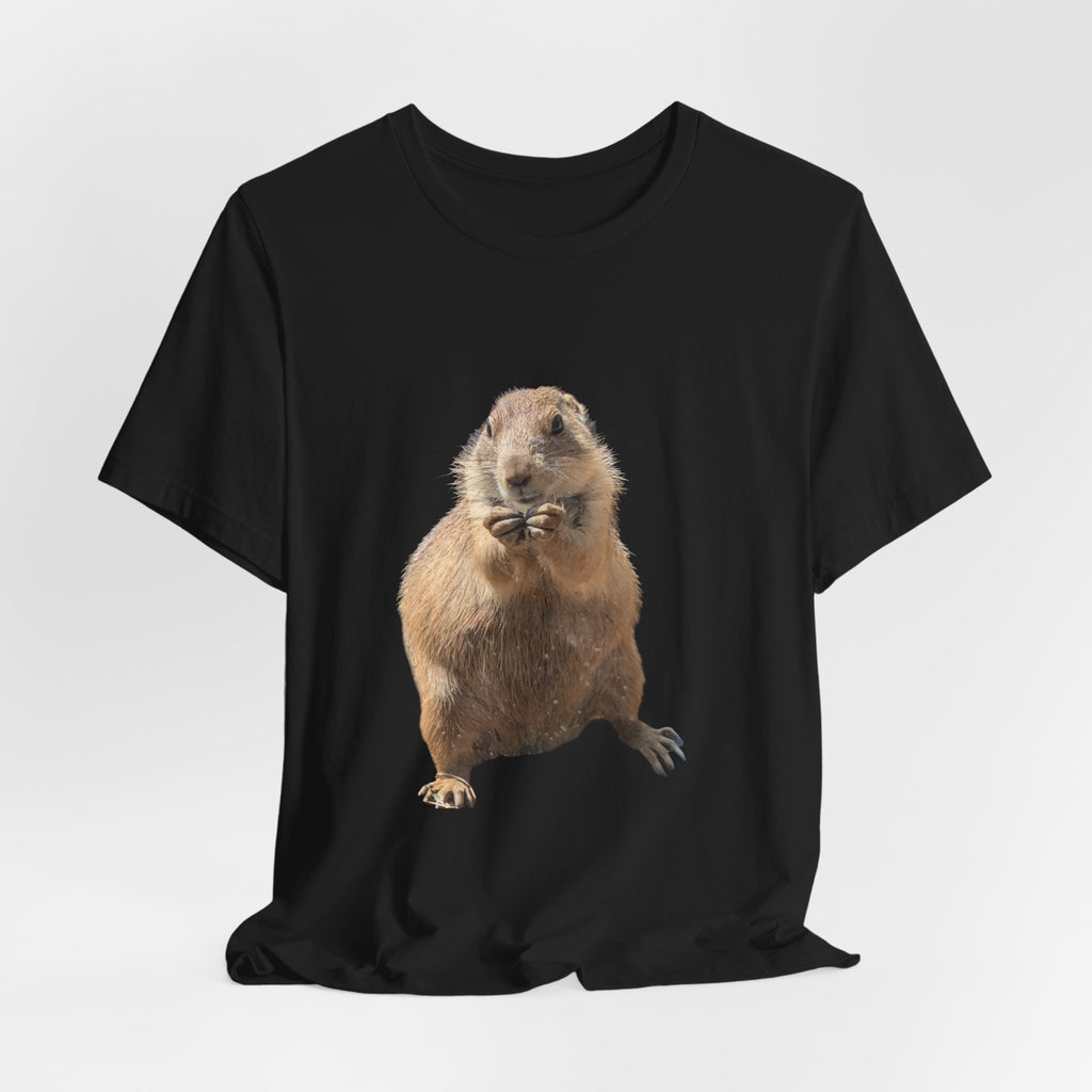 Prairie Dog Photo Tee — Cute Groundhog Animal Graphic T-Shirt