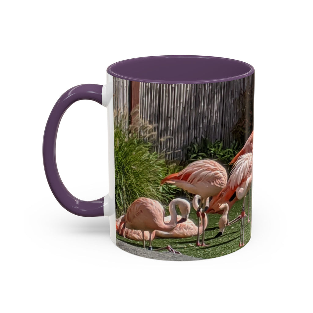 Flamingo Coffee Mug — Pink Tropical Bird Photo Print, Ceramic Tea Cup, Nature Gift, 11oz or 15oz