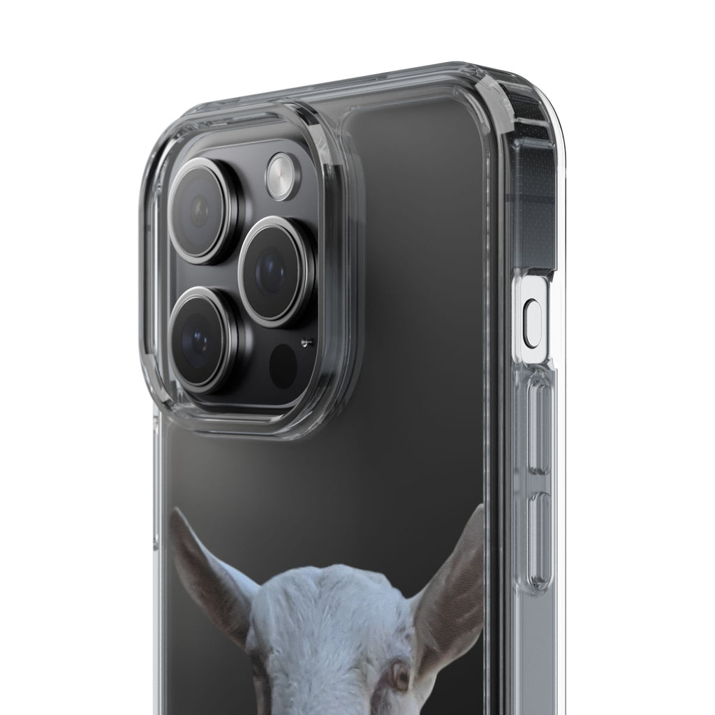 Goat Portrait Clear Phone Case