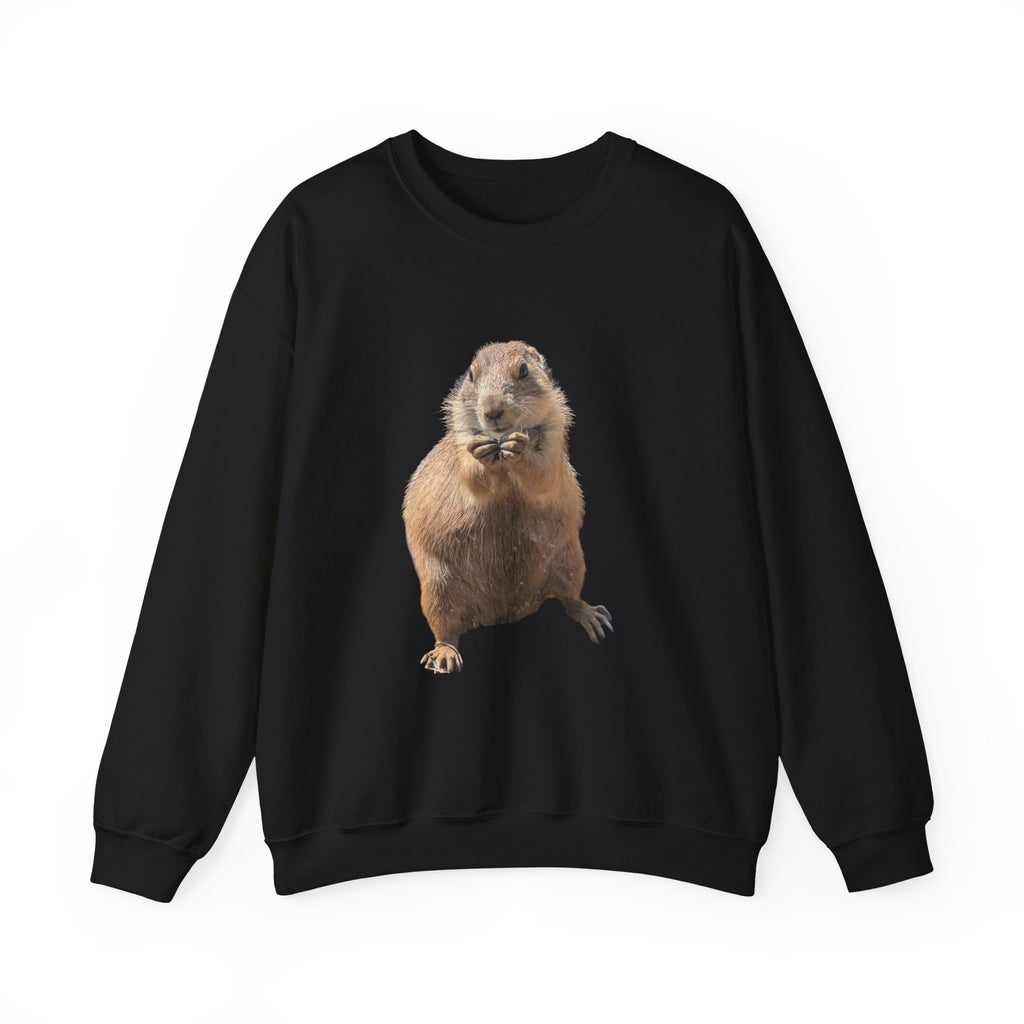 Prairie Dog Crewneck Sweatshirt — Cute Sitting Prairie Dog Graphic