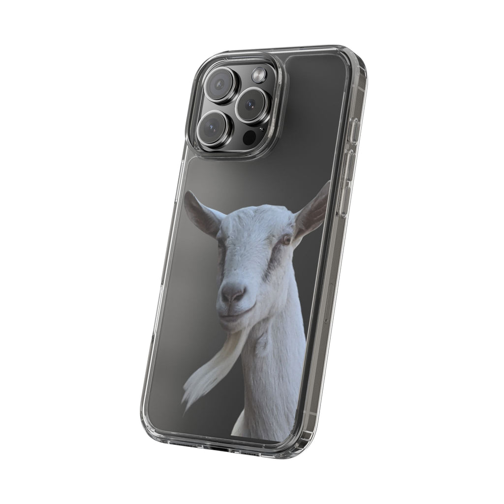Goat Portrait Clear Phone Case