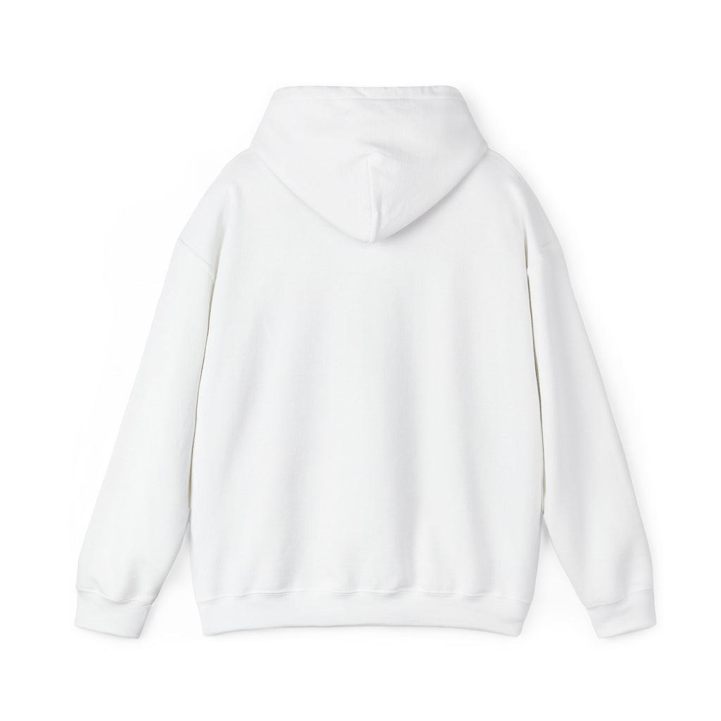 Floral Rectangle Print Hoodie — Orange Rose & Marigold Graphic Sweatshirt