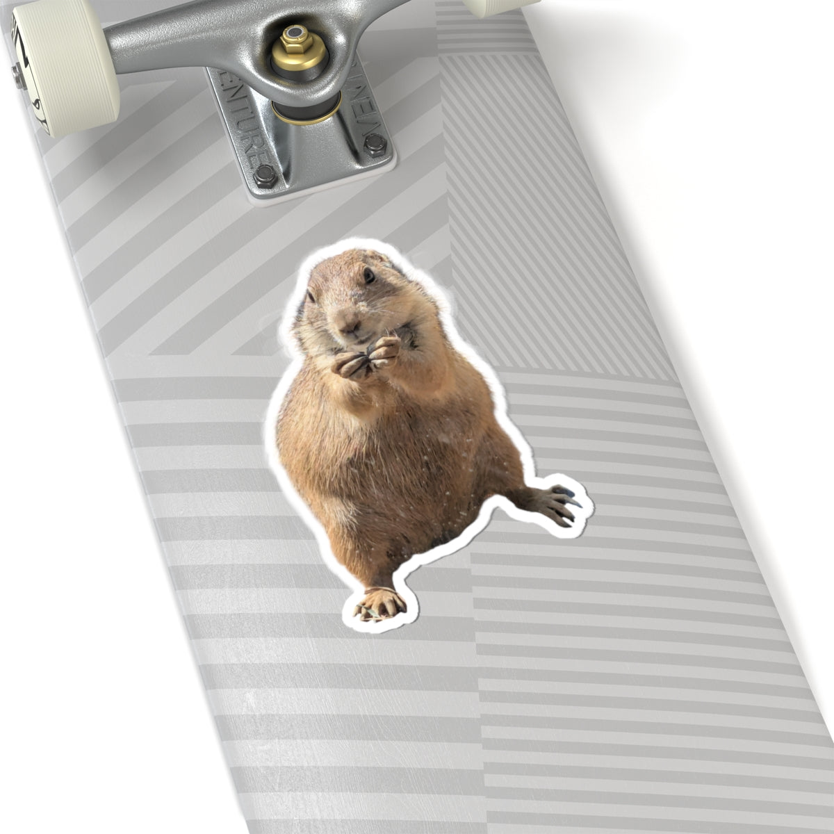 Prairie Dog Kiss-Cut Sticker — Cute Wildlife Laptop Decal