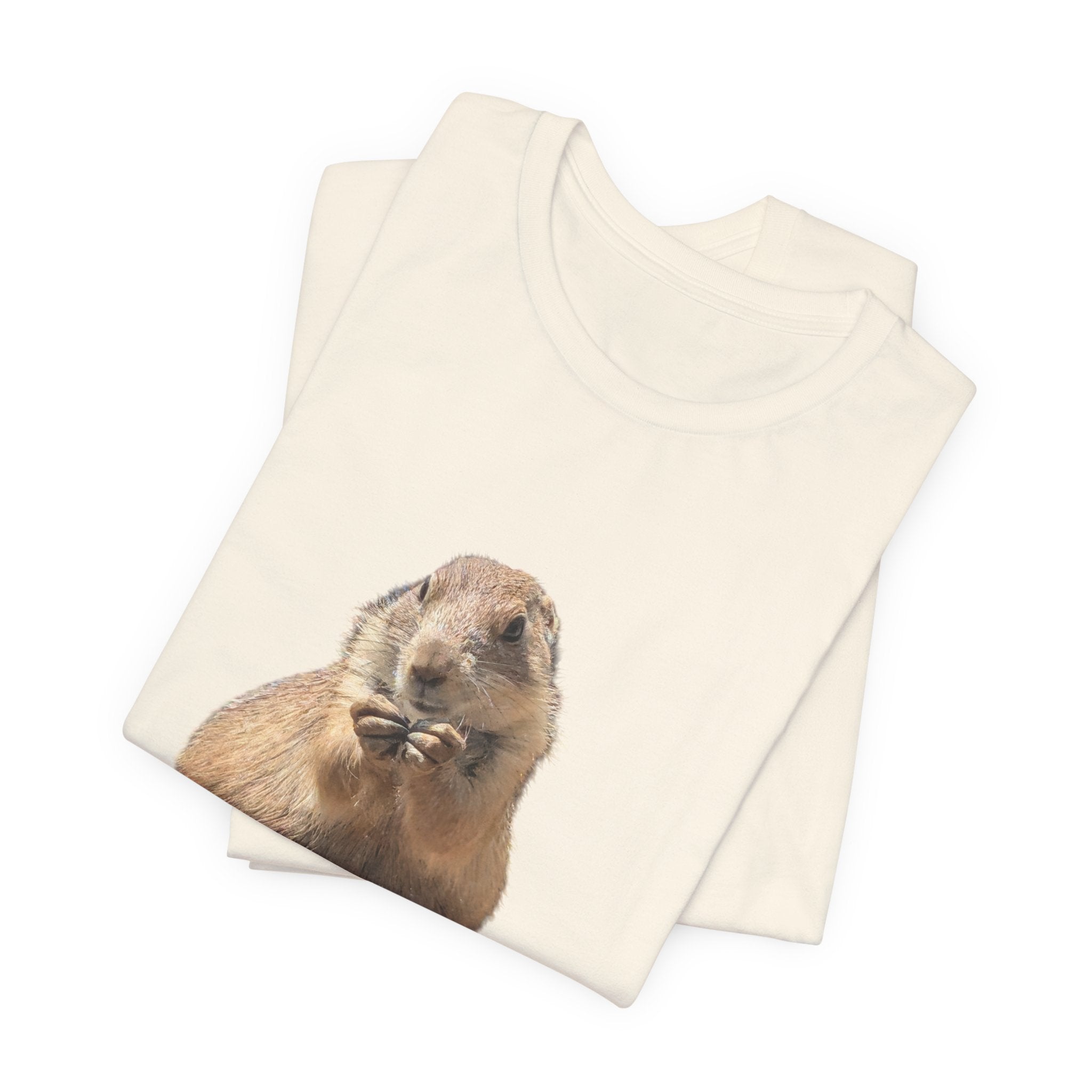 Prairie Dog Photo Tee — Cute Groundhog Animal Graphic T-Shirt