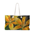 Yellow Lily Weekender Bag – Floral Travel Tote