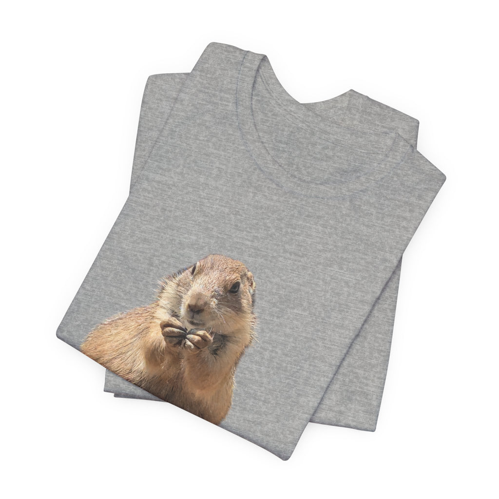 Prairie Dog Photo Tee — Cute Groundhog Animal Graphic T-Shirt