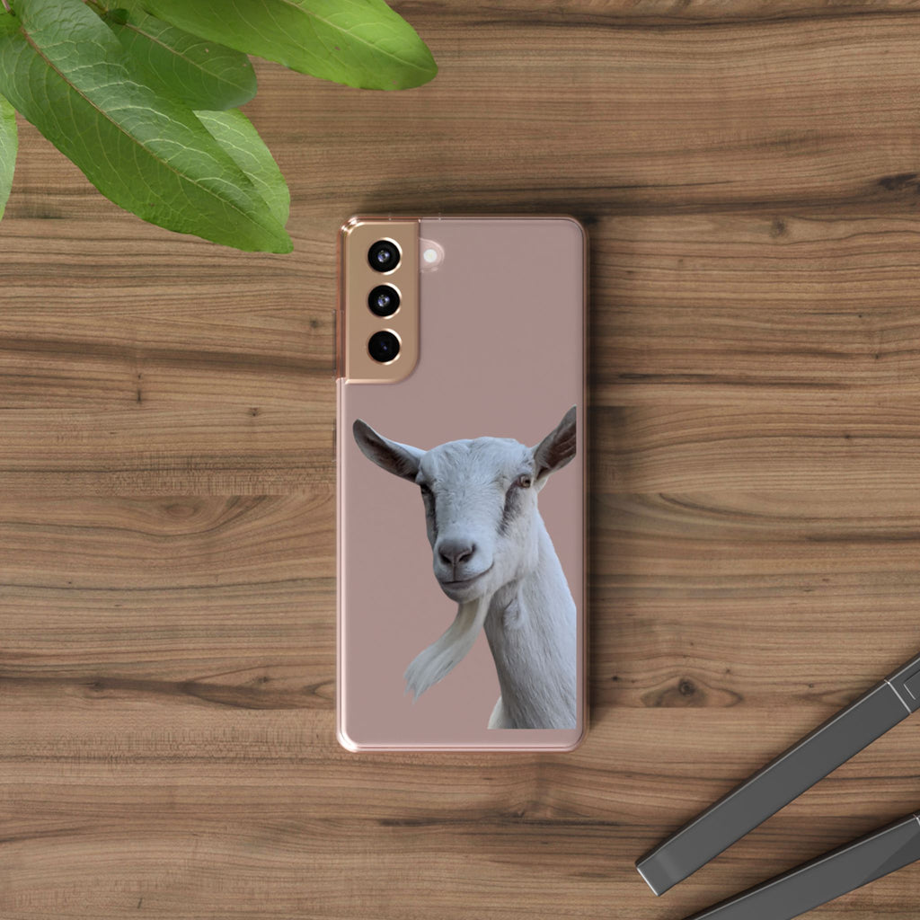 Goat Portrait Clear Phone Case