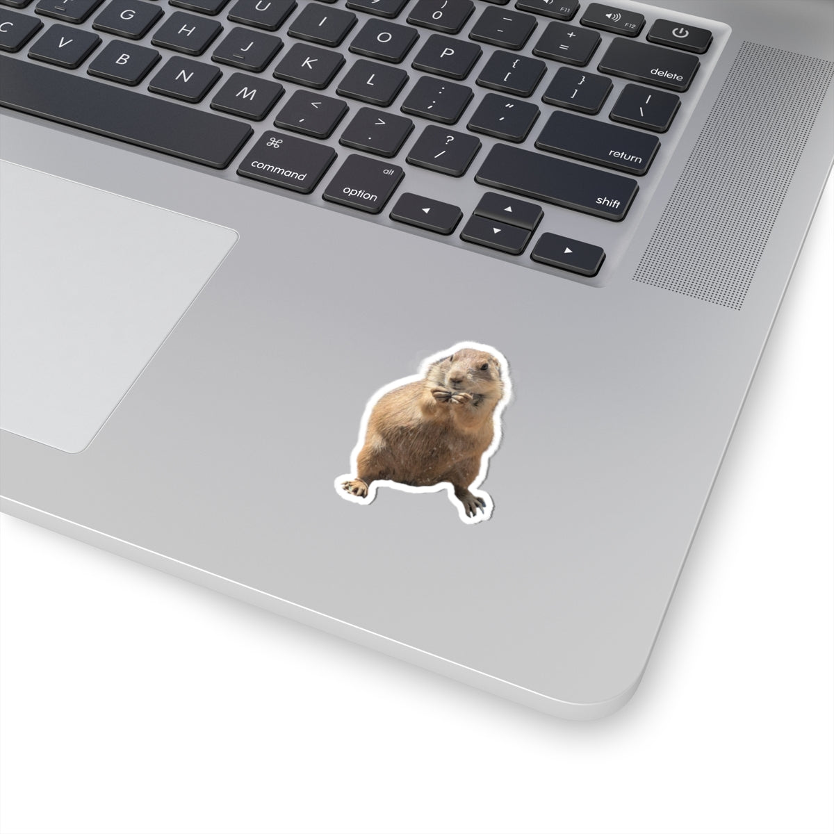 Prairie Dog Kiss-Cut Sticker — Cute Wildlife Laptop Decal